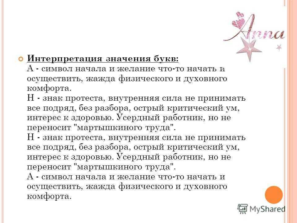 История происхождения и толкование имени ананис