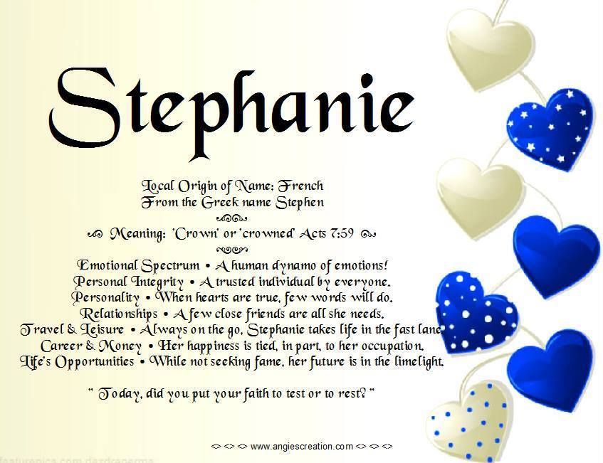 Стефания, значение имени, характер и судьба для девочек